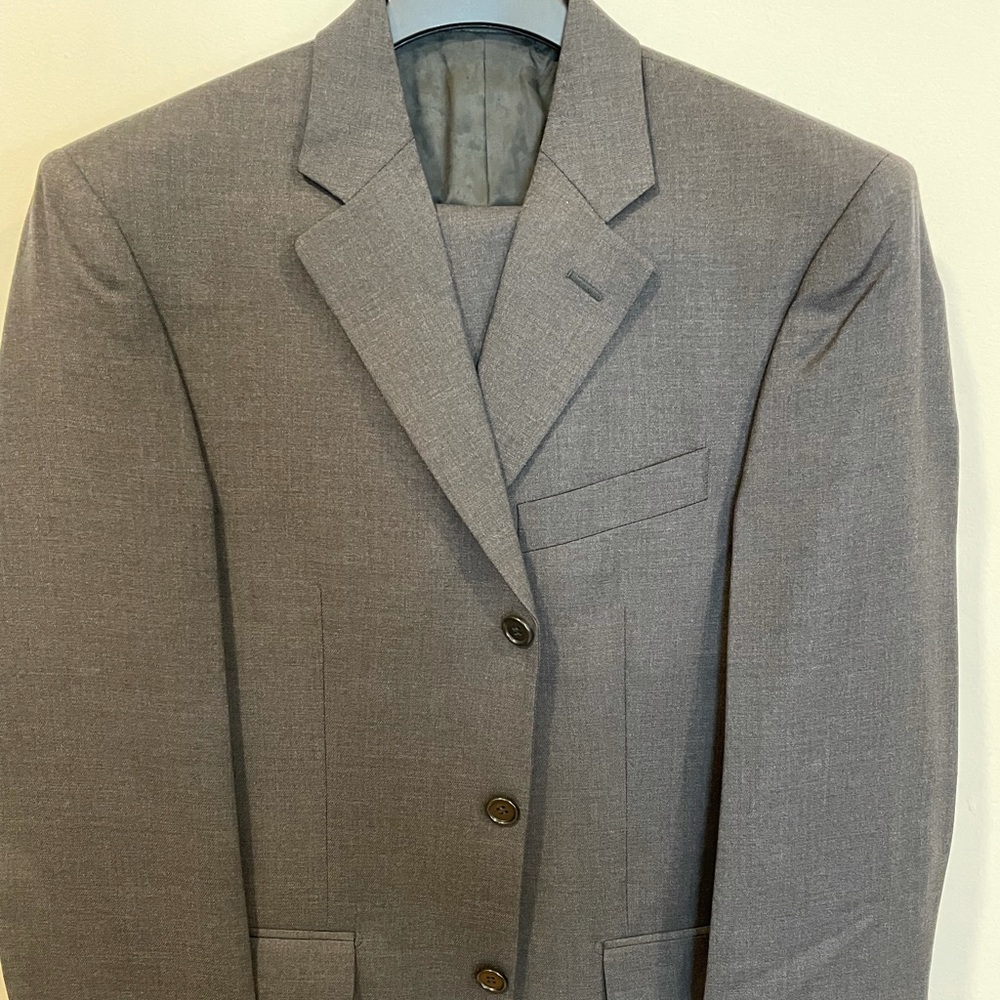 Principe 3 button grey suit